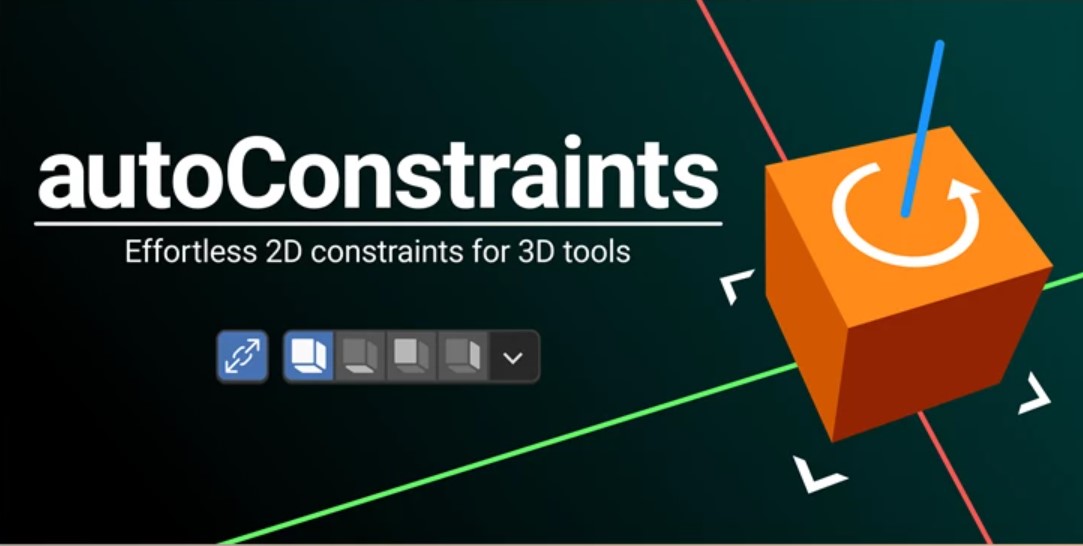 Blender Market - Auto-Constraints: Effortless 2D Constraints For 3D Tools