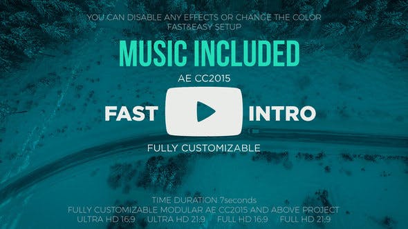 YouTube Fast Intro - Videohive 21797779 - Create Engaging Video Openers