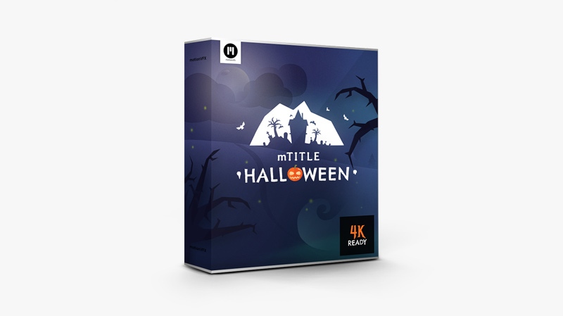 MotionVFX – mTitle Halloween