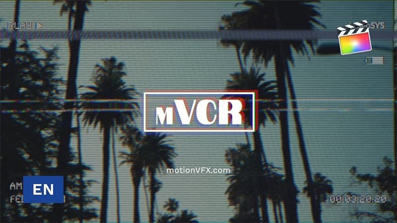 MotionVFX mVCR FCPX Plugin