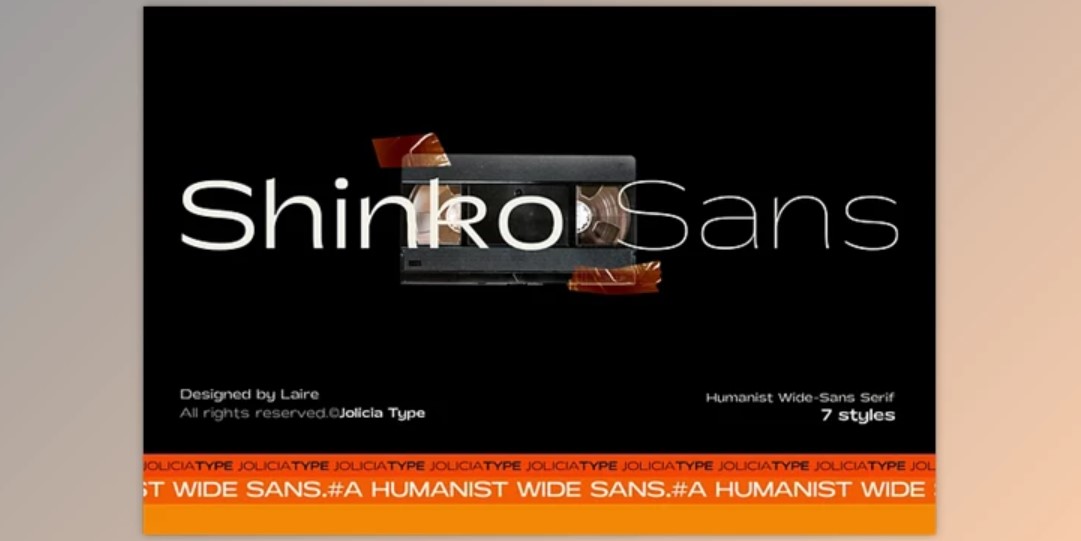 Shinko Sans | Humanist Wide Font