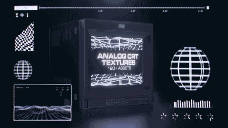 Steven McFarlane Analog CRT Textures: Retro Sci-Fi FX for Video Editors