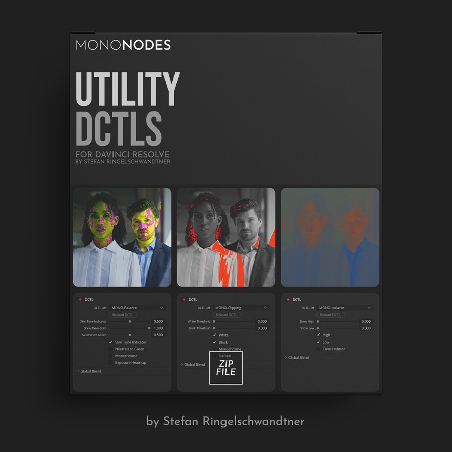 MONONODES – Utility DCTLS for DaVinci Resolve Studio