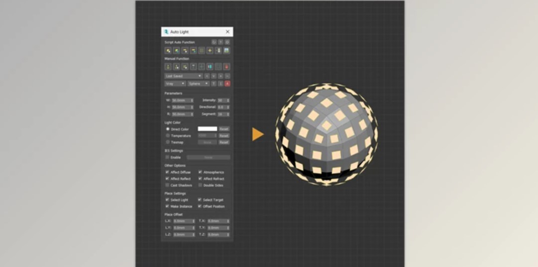 Auto Light v1.74 for 3ds Max