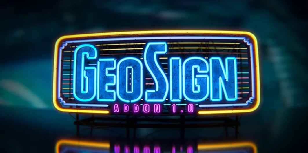 Geo Sign for Blender – Easy Sign Creation Addon