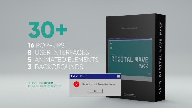 90s Digital Wave Pack for FCPX | Download on GFXVault