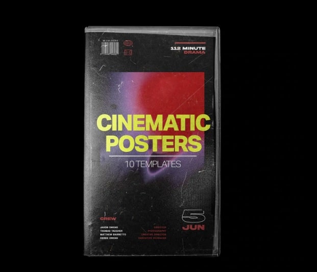 Tropic Colour Cinematic Poster Templates – After Effects, Premiere, More