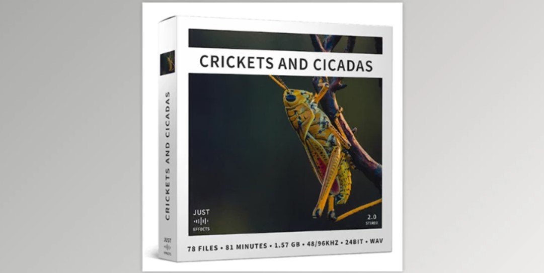 Just Sound Effects Crickets and Cicadas WAV - ViP