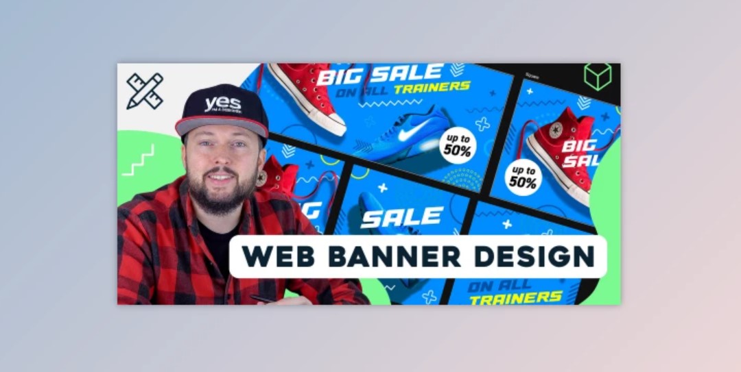 Web Banner Design with Adobe Photoshop and Illustrator