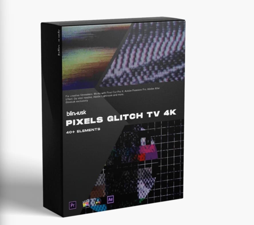 Blindusk PIXELS GLITCH TV | Retro Glitch Effects for Video