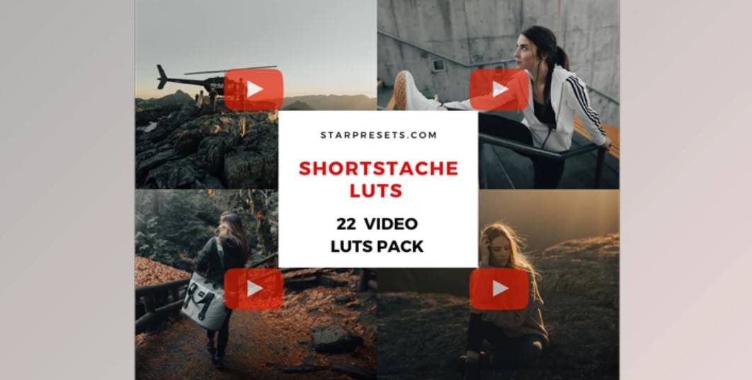 Shortstache LUTS 22 Video LUTS Pack (.cube)